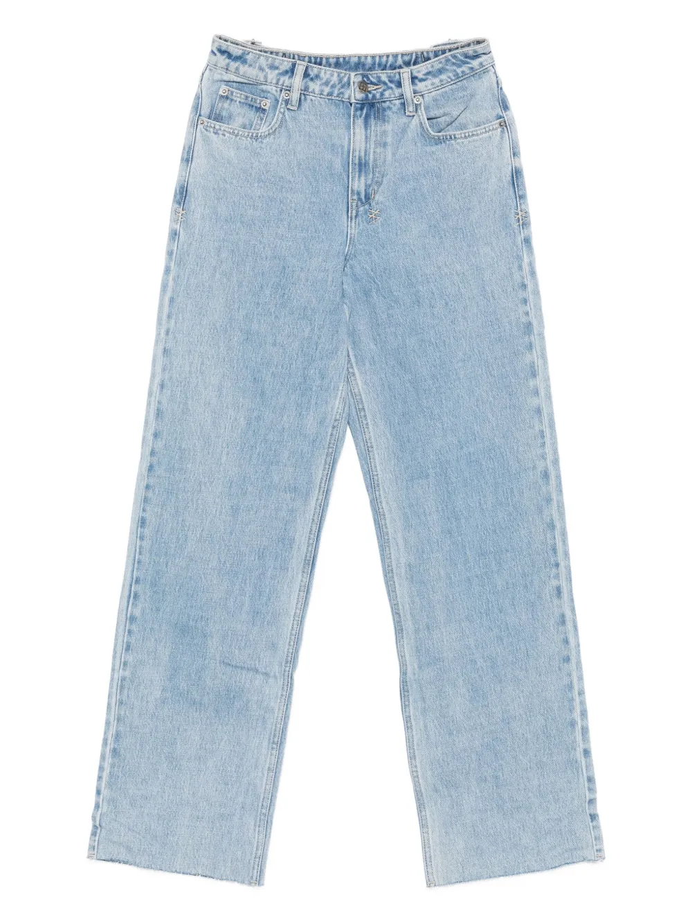Ksubi Jeans met franje afwerking Blauw
