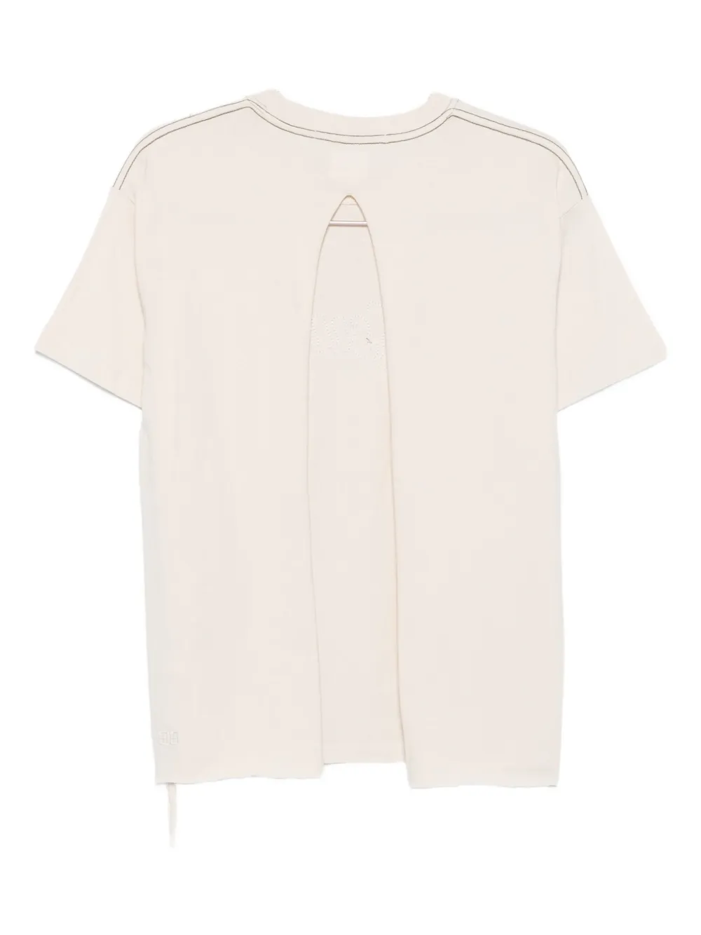 Ksubi embroidered-logo T-shirt Beige