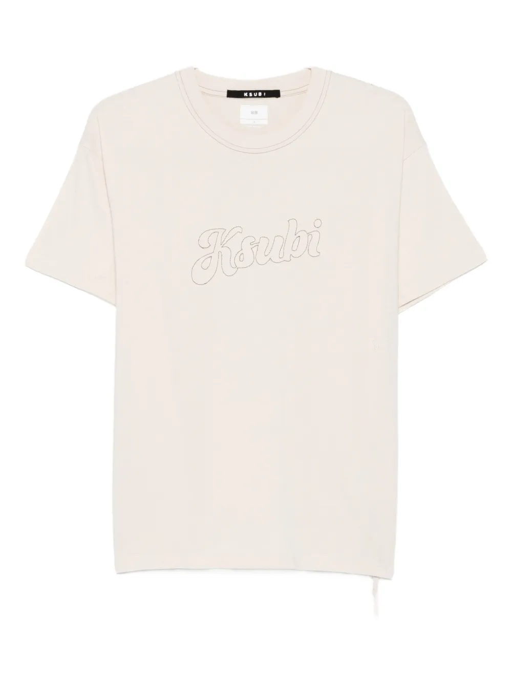 Ksubi Beige Sketch Oh G Slice T-shirt In Neutral