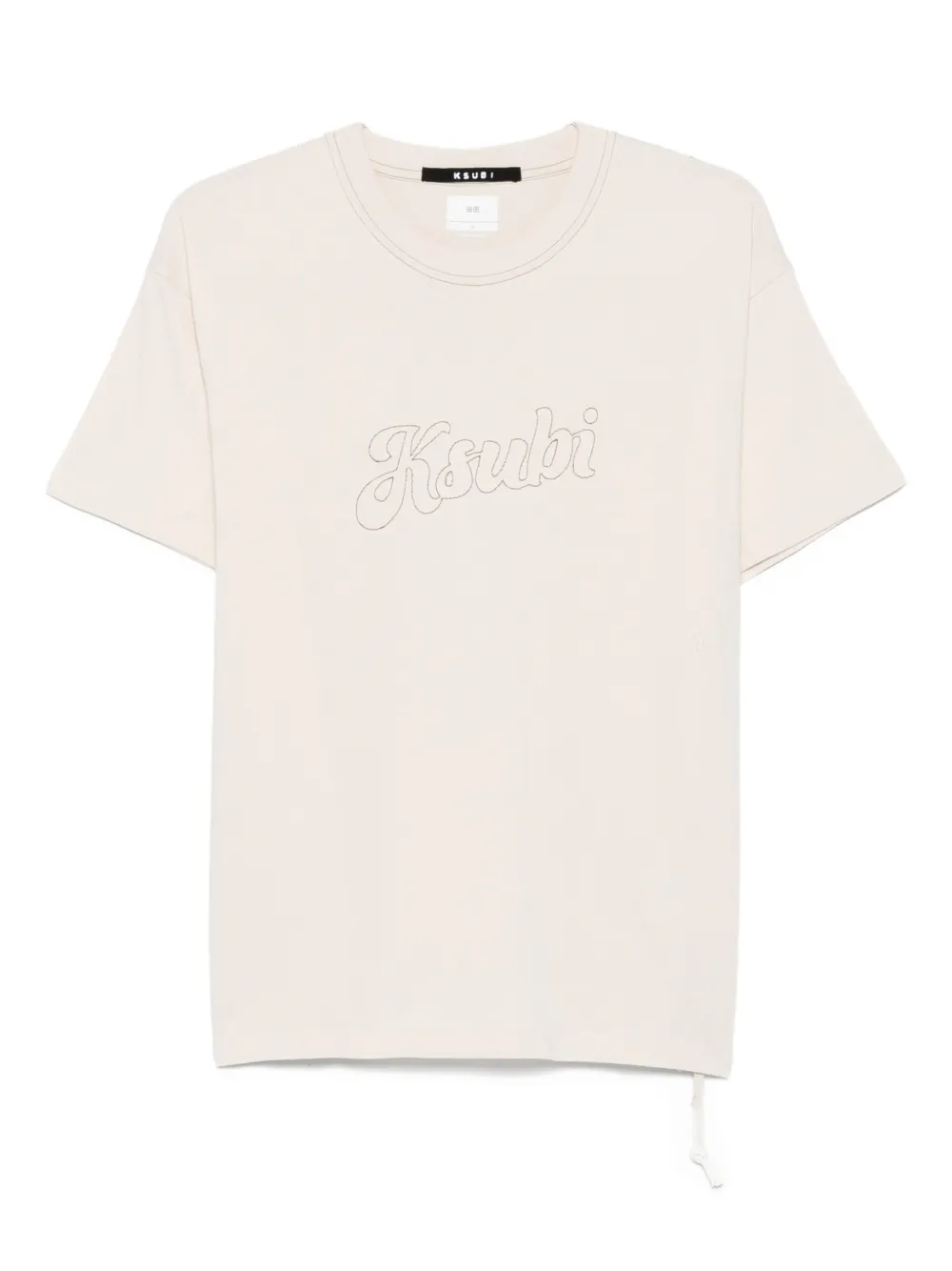 embroidered-logo T-shirt