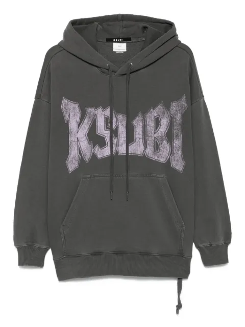 Ksubi logo-print drawstring hoodie