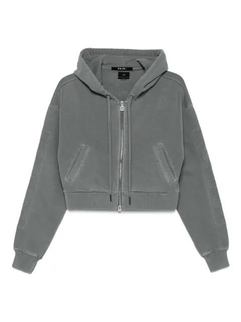Ksubi zip-front logo hoodie