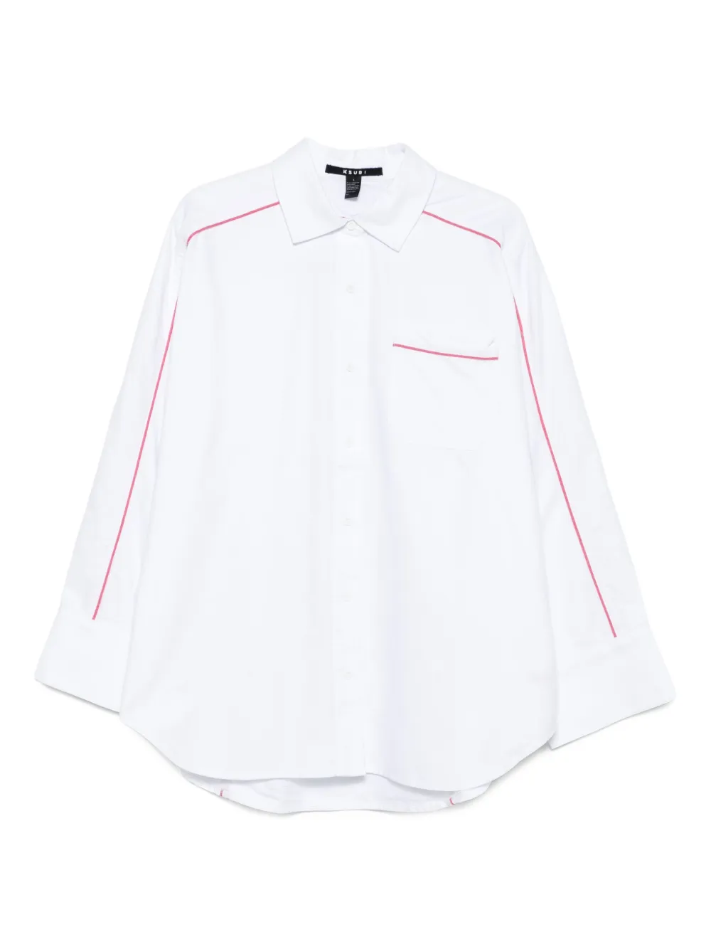 Ksubi Stinger Astra Piped Shirt In White