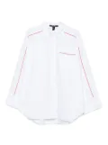 Ksubi Stinger Astra piped shirt - White