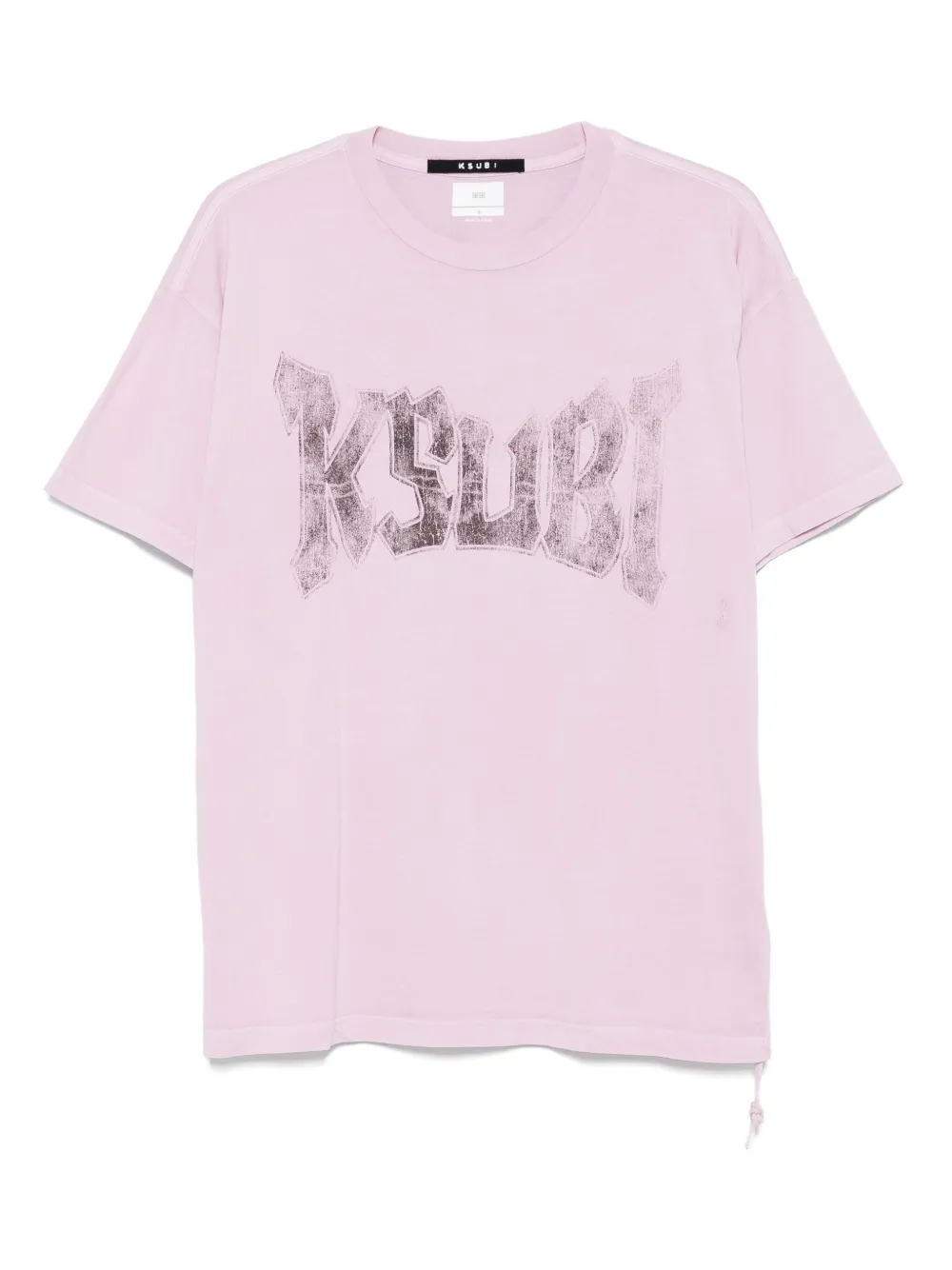 Ksubi World Tour Oh G Back-detail Tee In Pink