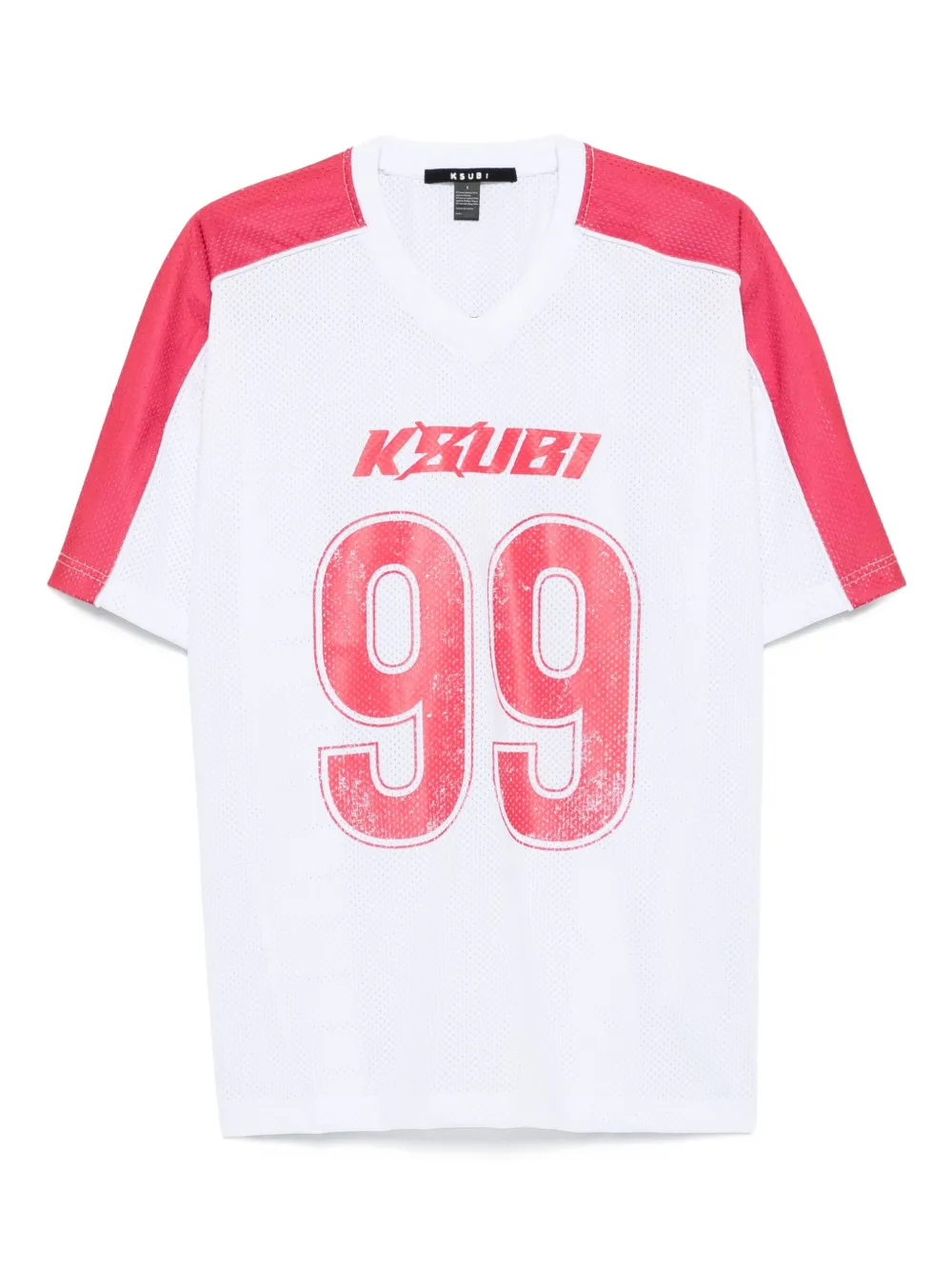 Stinger Moto Boyfriend 99-number ribbed jersey top