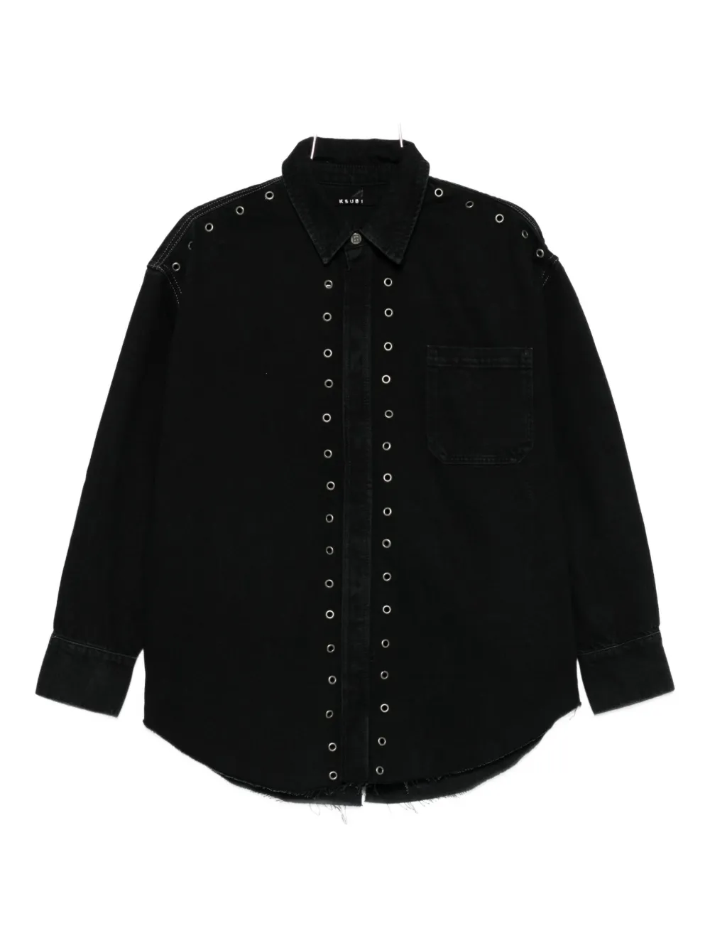 Ksubi eyelet-details shirt - Nero