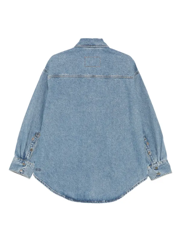 KSUBI デニムシャツ Ksubi Men's Scorpio Washed Denim Sport Shirt | Neiman Marcus