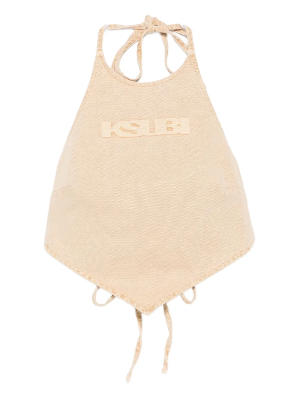 Bolt halter-neck tie top
