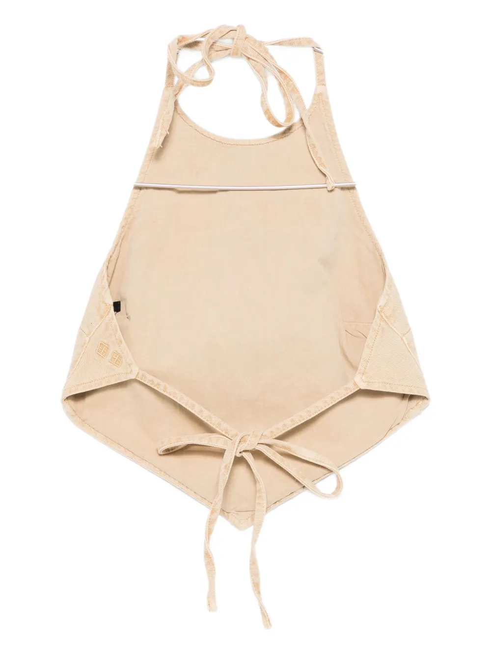Ksubi Bolt halter-neck tie top - Beige