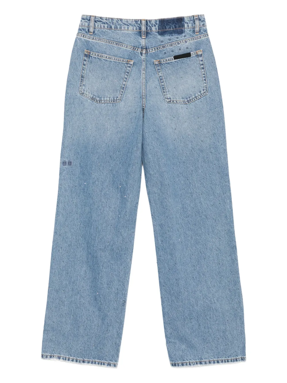 Ksubi rhinestone-embellished jeans Blauw
