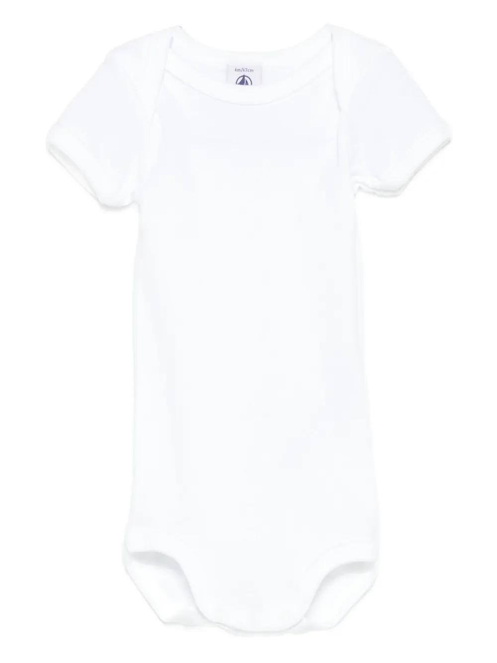 Petit Bateau Romper met korte mouwen Wit