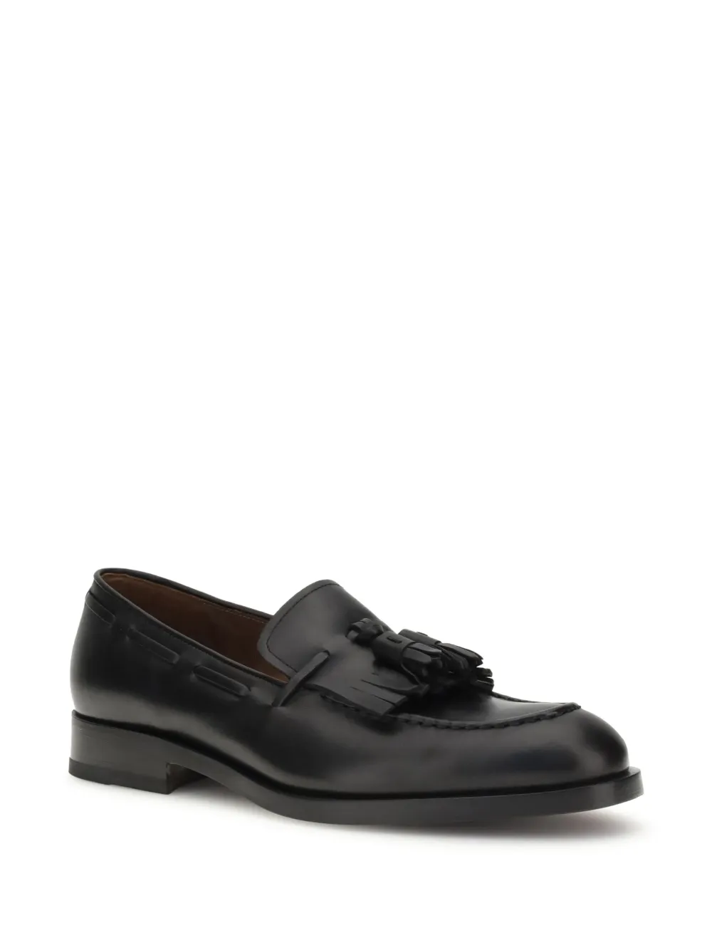 Fratelli Rossetti Leren loafers met kwastjes Zwart