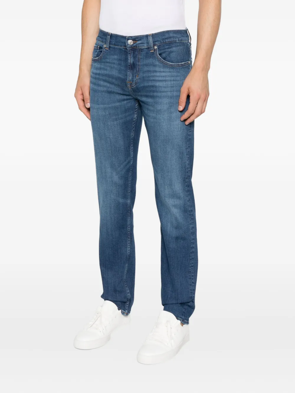 7 For All Mankind Jeans met effect Blauw