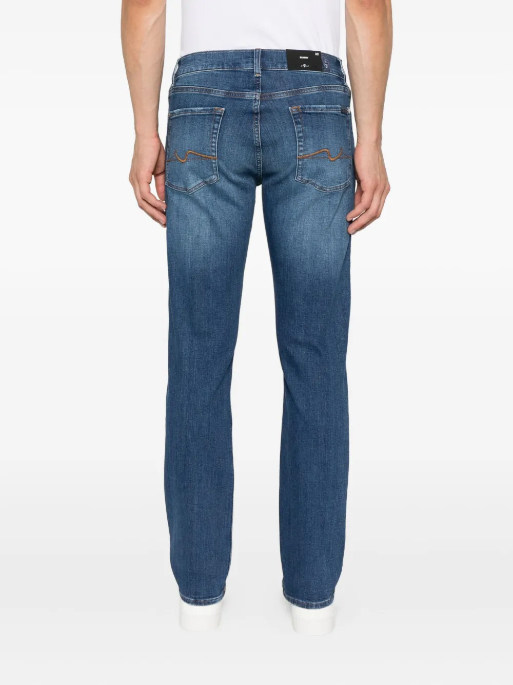 7 For All Mankind Jeans met effect Blauw