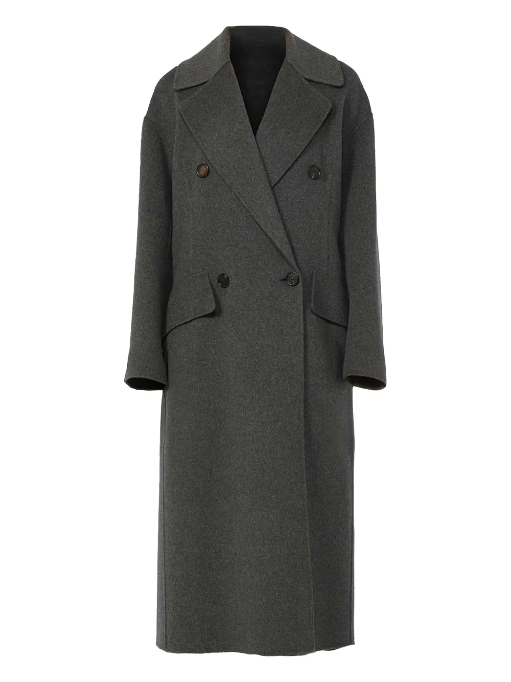 'S Max Mara フラップポケット ダブルコート - グレー 'S Max Mara フラップポケット ダブルコート - グレー