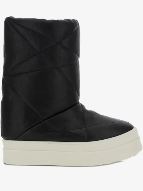 Rick Owens quilted leather boots