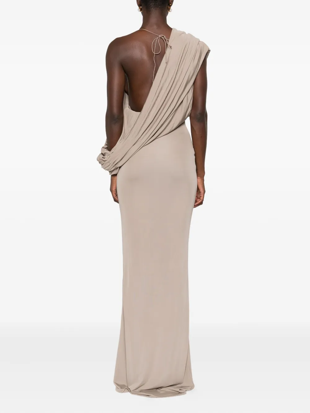 Christopher Esber Gedrapeerde jurk Beige