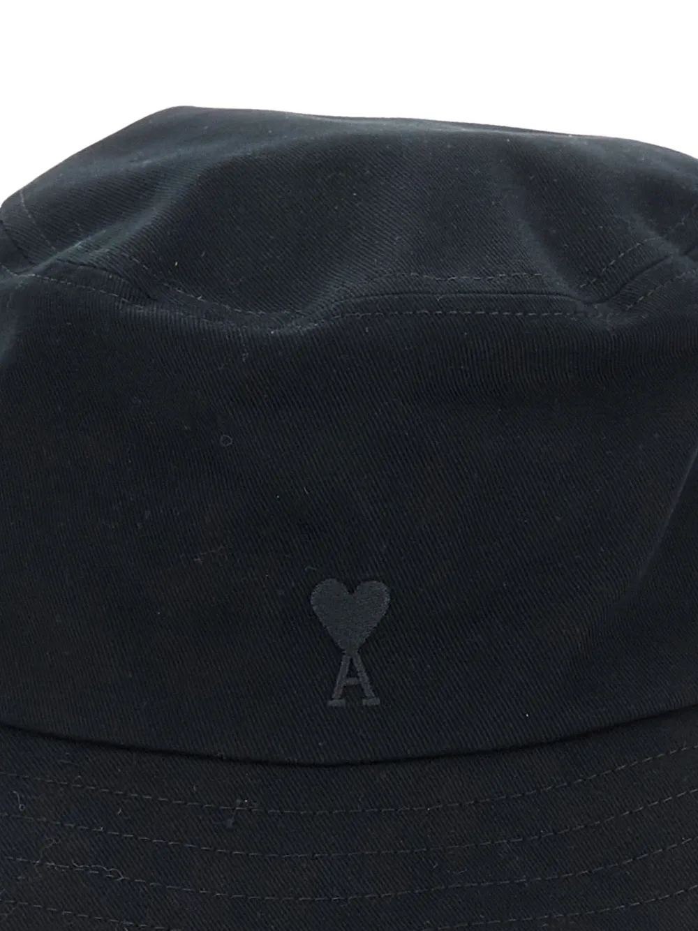 AMI Paris Vissershoed met logo Black