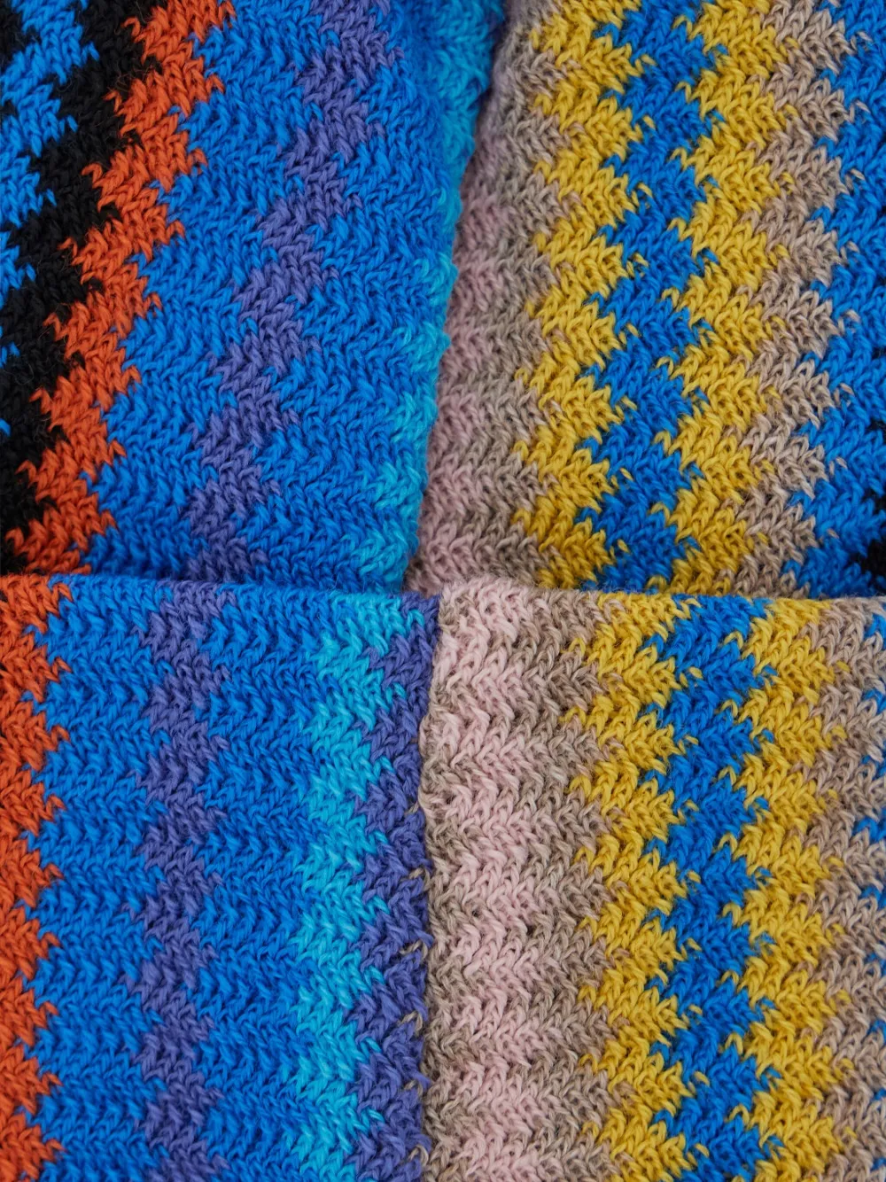 Missoni Gebreide muts Blauw