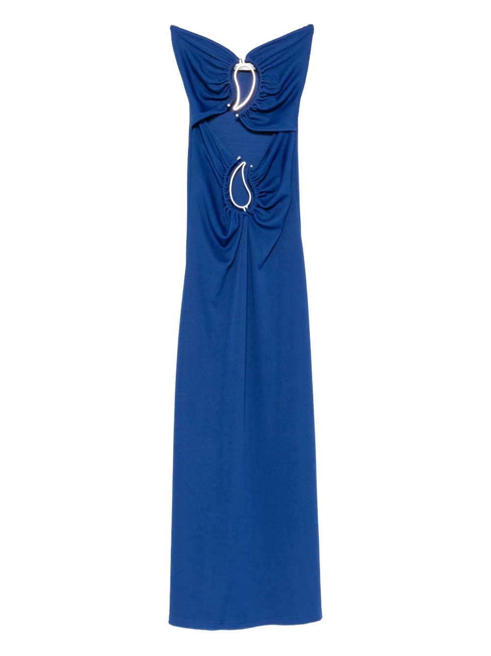cut-out ring-detail maxi dress