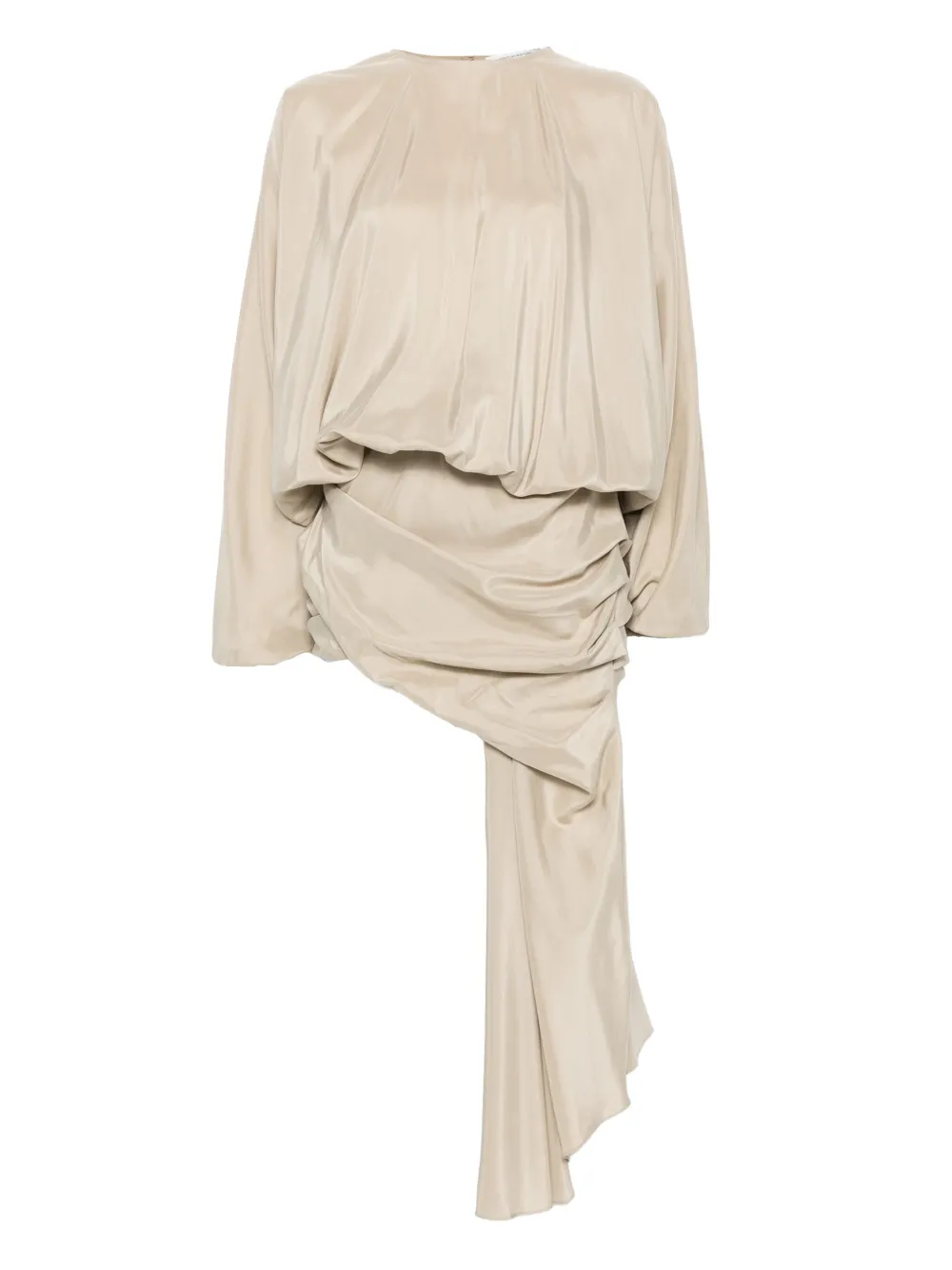 Christopher Esber Zijden jurk Beige