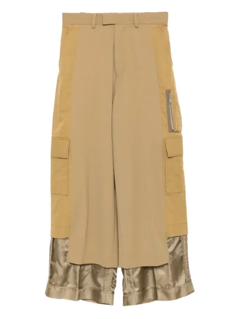 Undercover wool-blended trousers