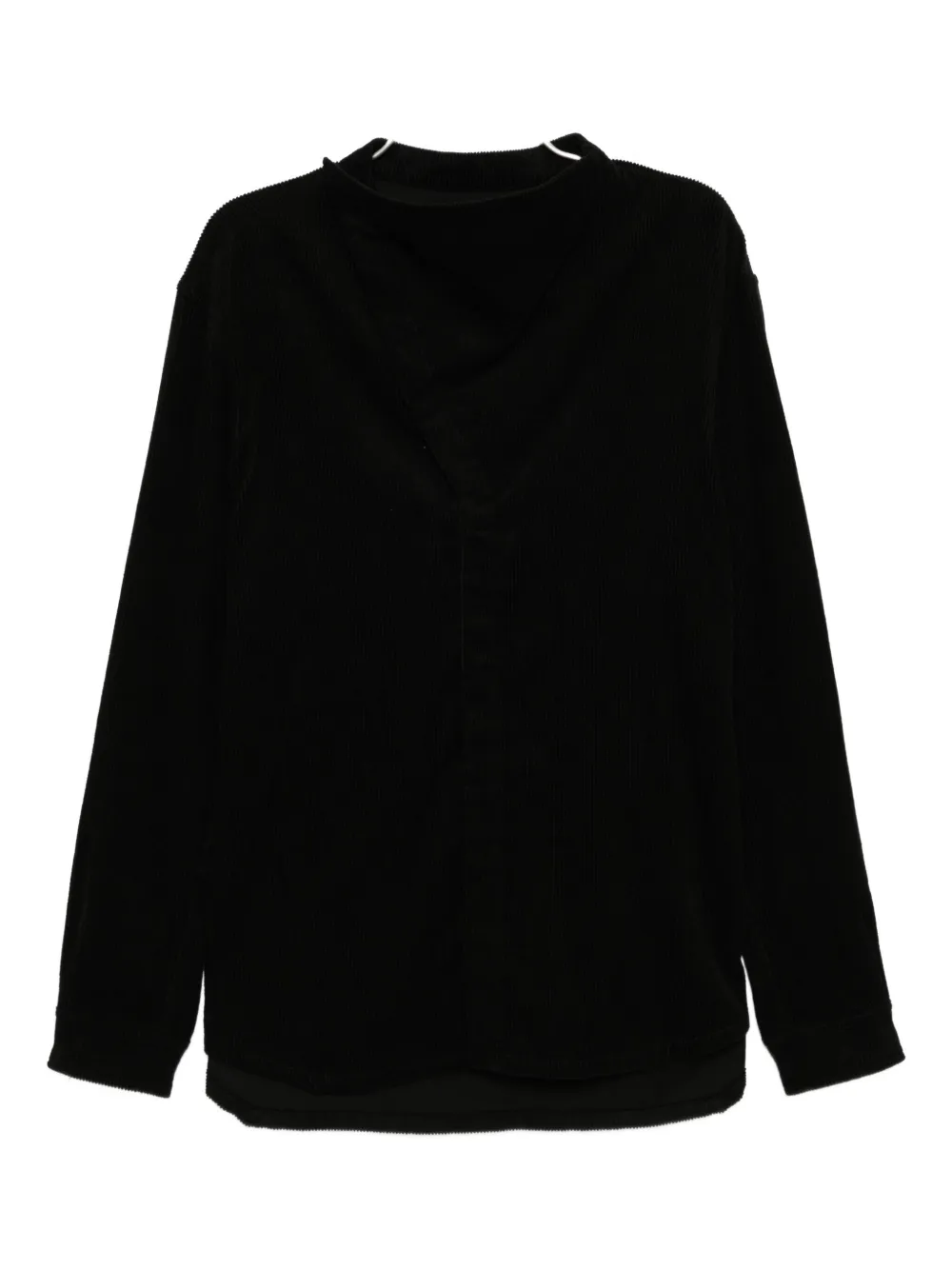 Rick Owens Island overhemd Zwart