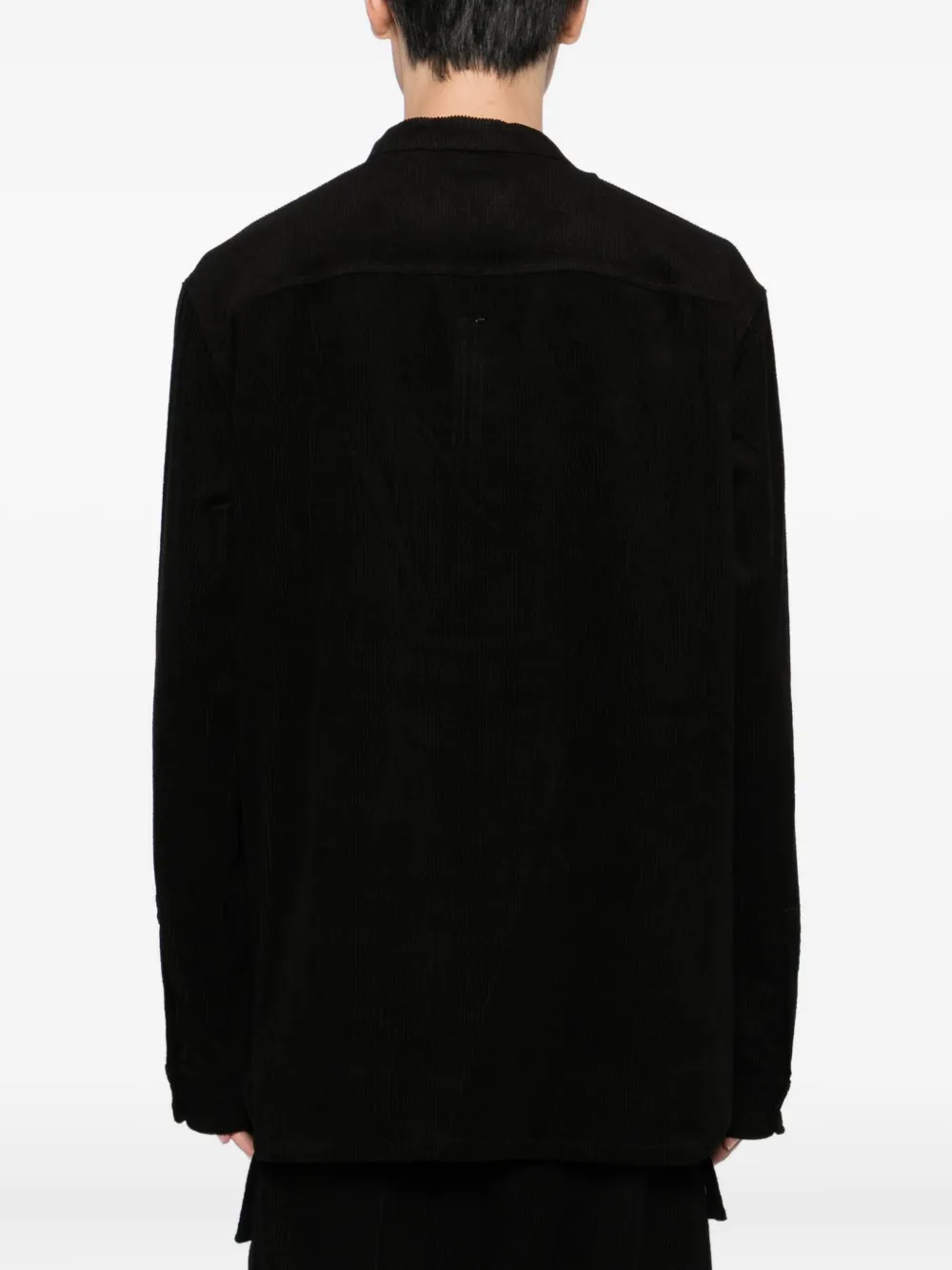 Rick Owens Island overhemd Zwart