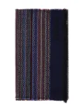 Missoni patterned fringed scarf - Blue