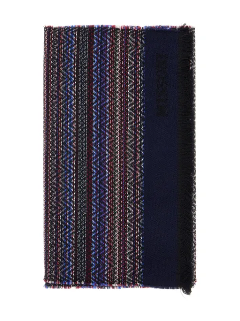 Missoni patterned fringed scarf