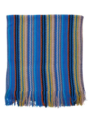 MISSONI ミッソーニ　ストール　スカーフ　大判　コットン100% MISSONI ミッソーニ スカーフ 綿100% 超大判 ストール - メルカリ