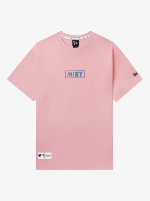 NEW ERA CAP box-logo printed T-shirt