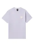 NEW ERA CAP logo-patch cotton T-shirt - Purple