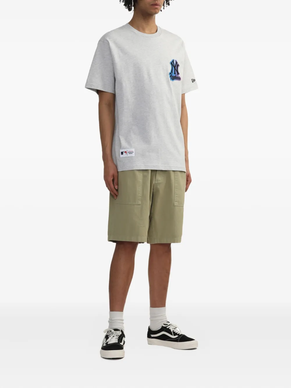 NEW ERA CAP logo-print T-shirt - Grijs