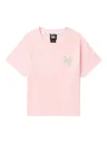 NEW ERA CAP logo-embellished crop T-shirt - Pink