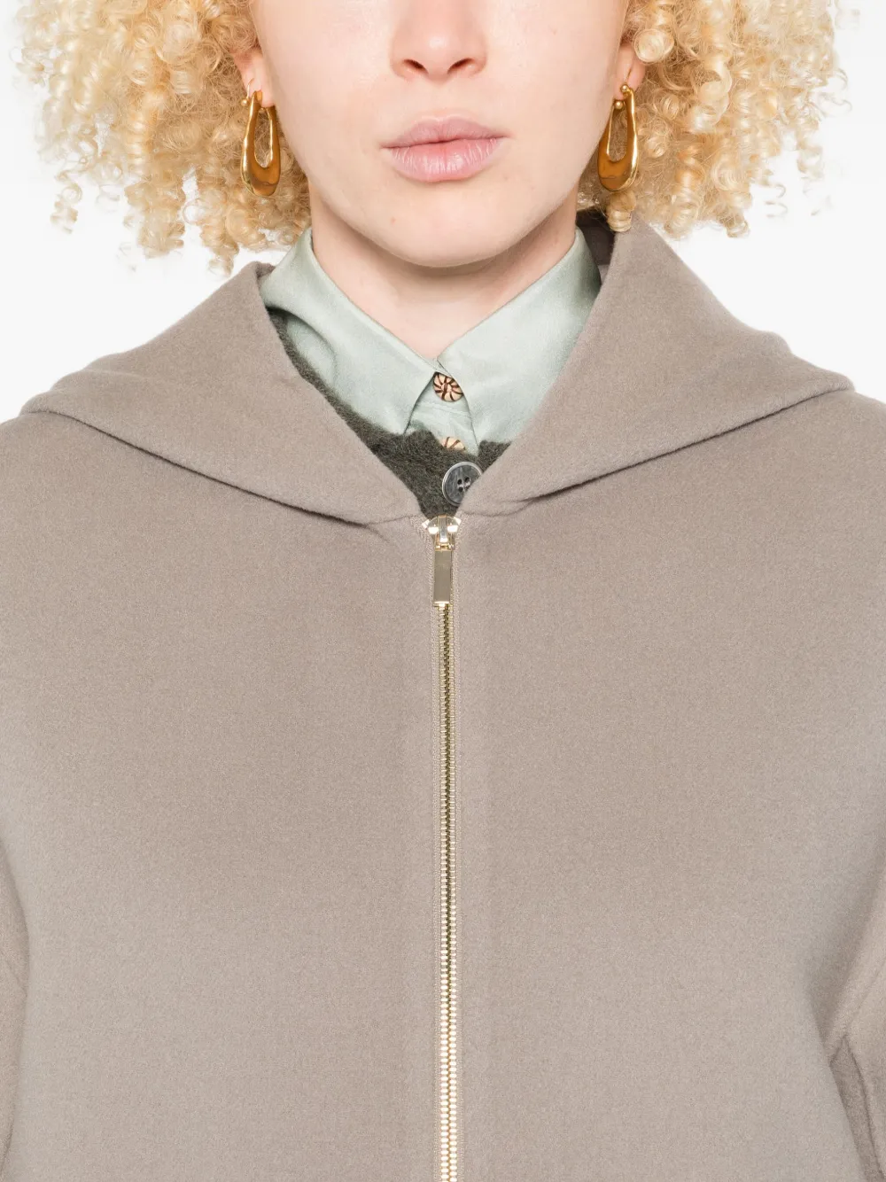 'S Max Mara Jack met capuchon Grijs