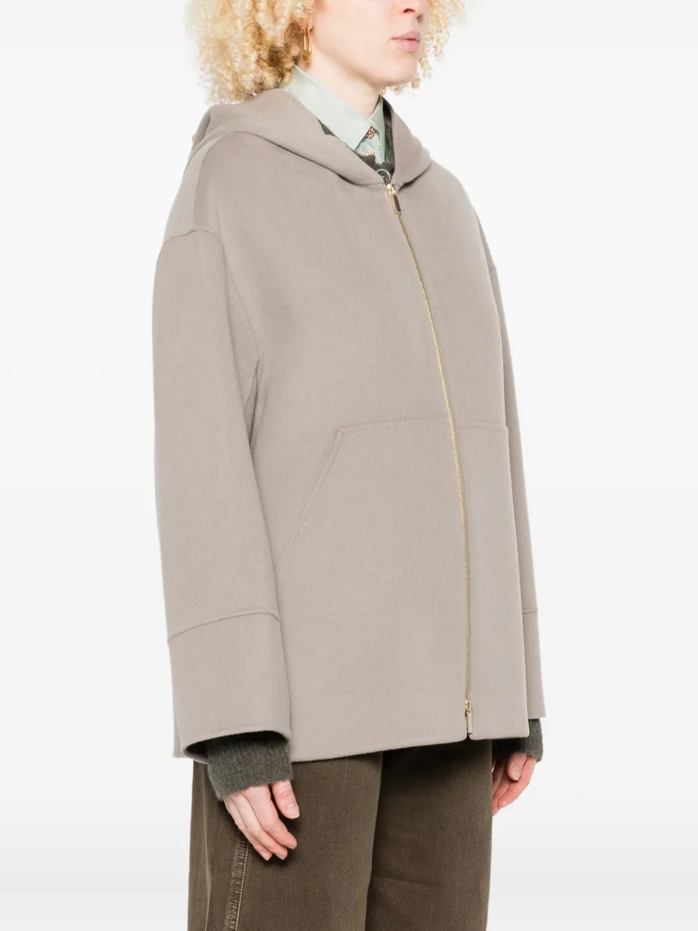 'S Max Mara Jack met capuchon Grijs