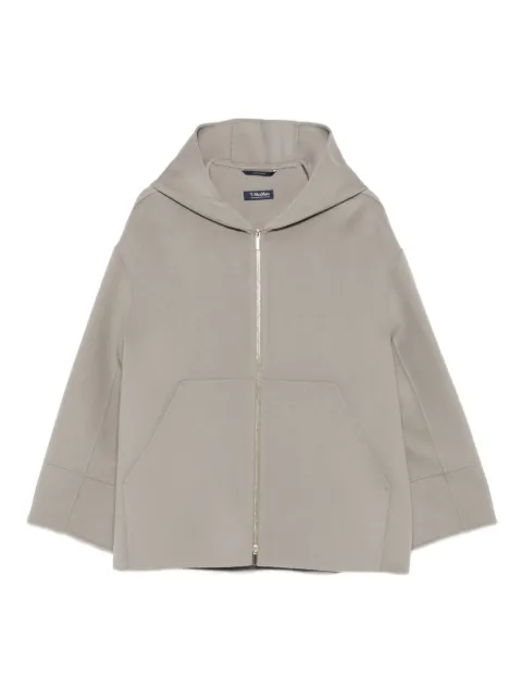 'S Max Mara hooded zip-front jacket