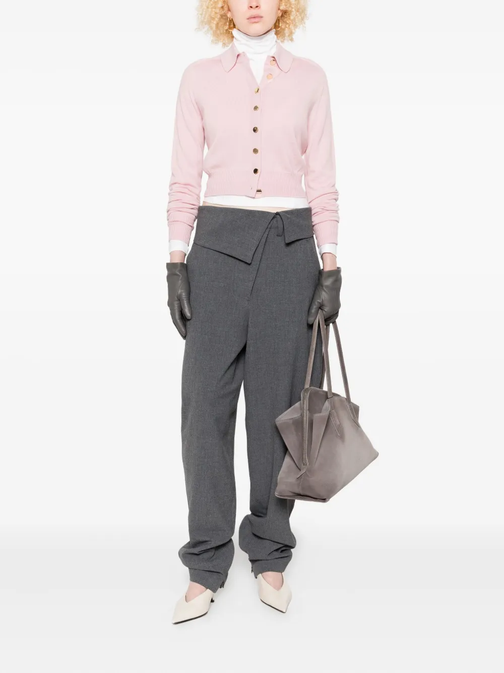 Sportmax Vest met knoopsluiting Roze