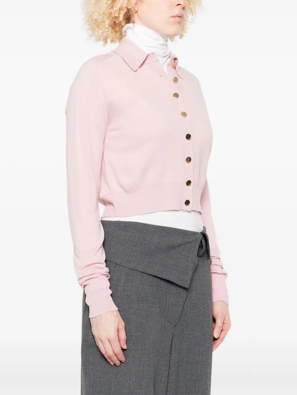 Sportmax Vest met knoopsluiting Roze
