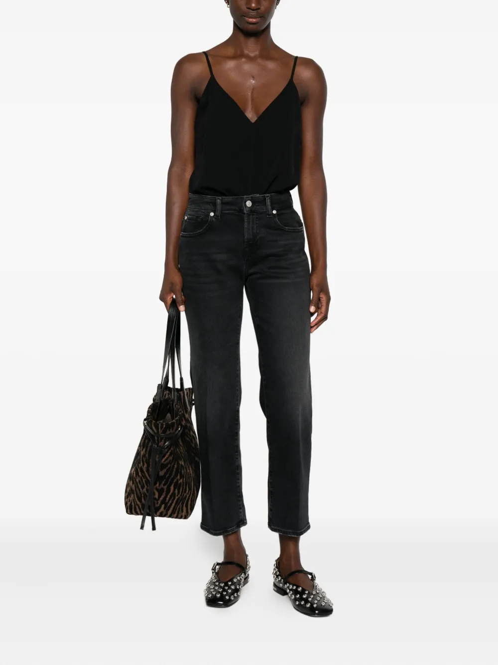 7 For All Mankind five-pocket jeans - Zwart