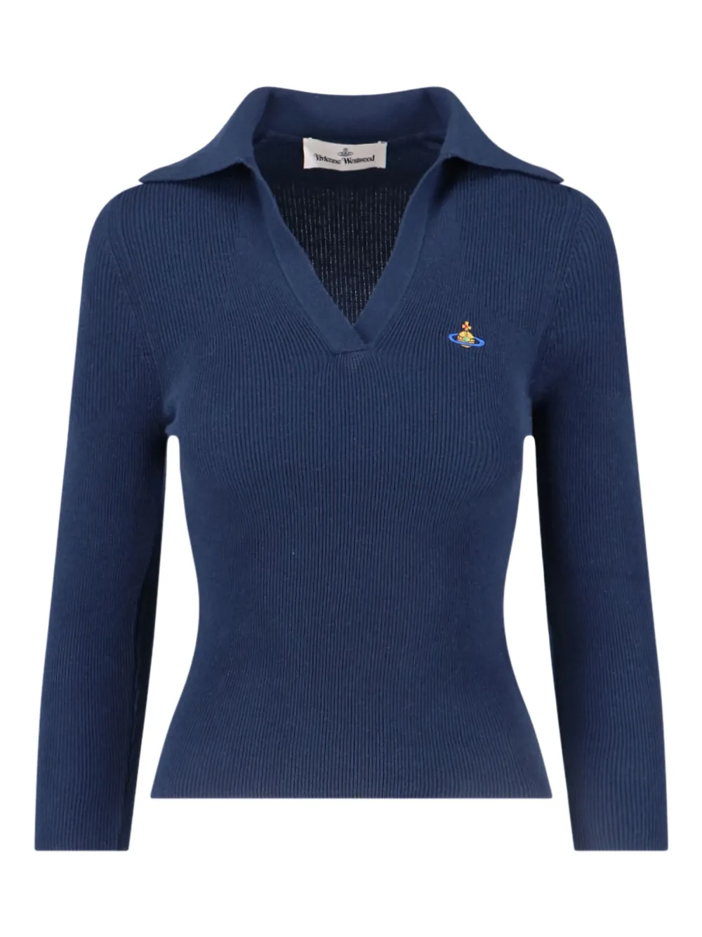 orb-embellished ribbed sweater