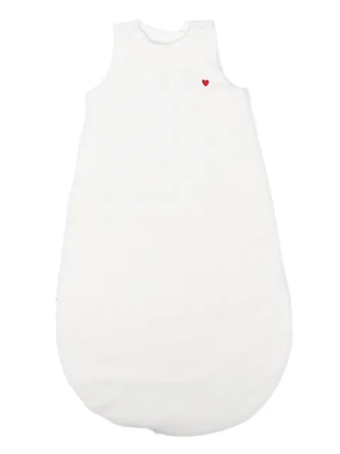 Petit Bateau heart-embellished sleep bag