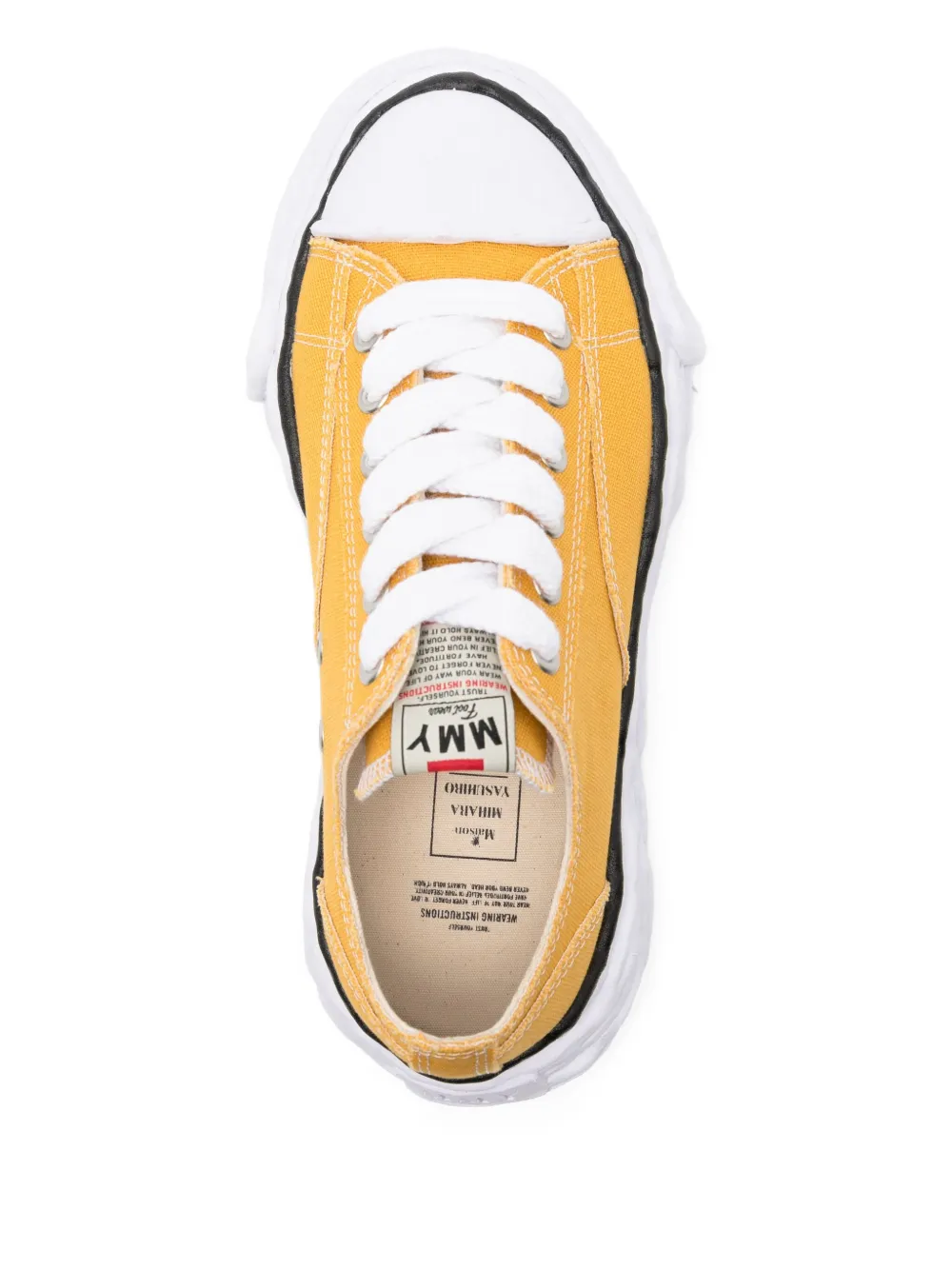 Maison MIHARA YASUHIRO Peterson23 low-top sneakers Yellow