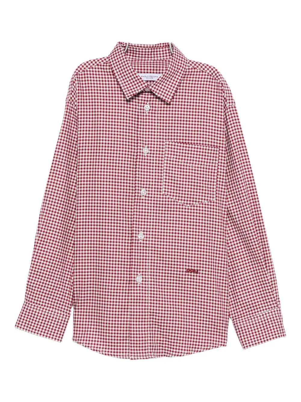 Paolo Pecora Gingham-check Shirt In Multi