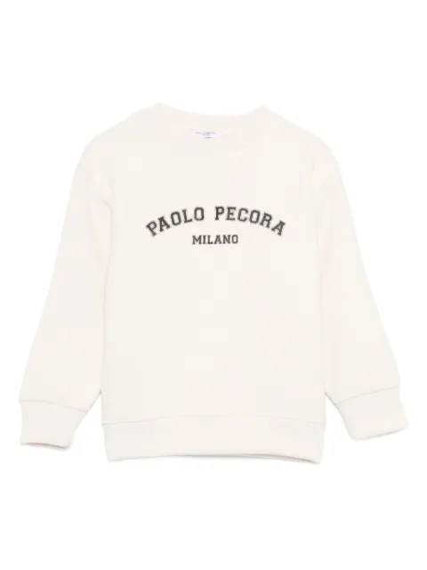 Paolo Pecora Kids logo-detail sweatshirt