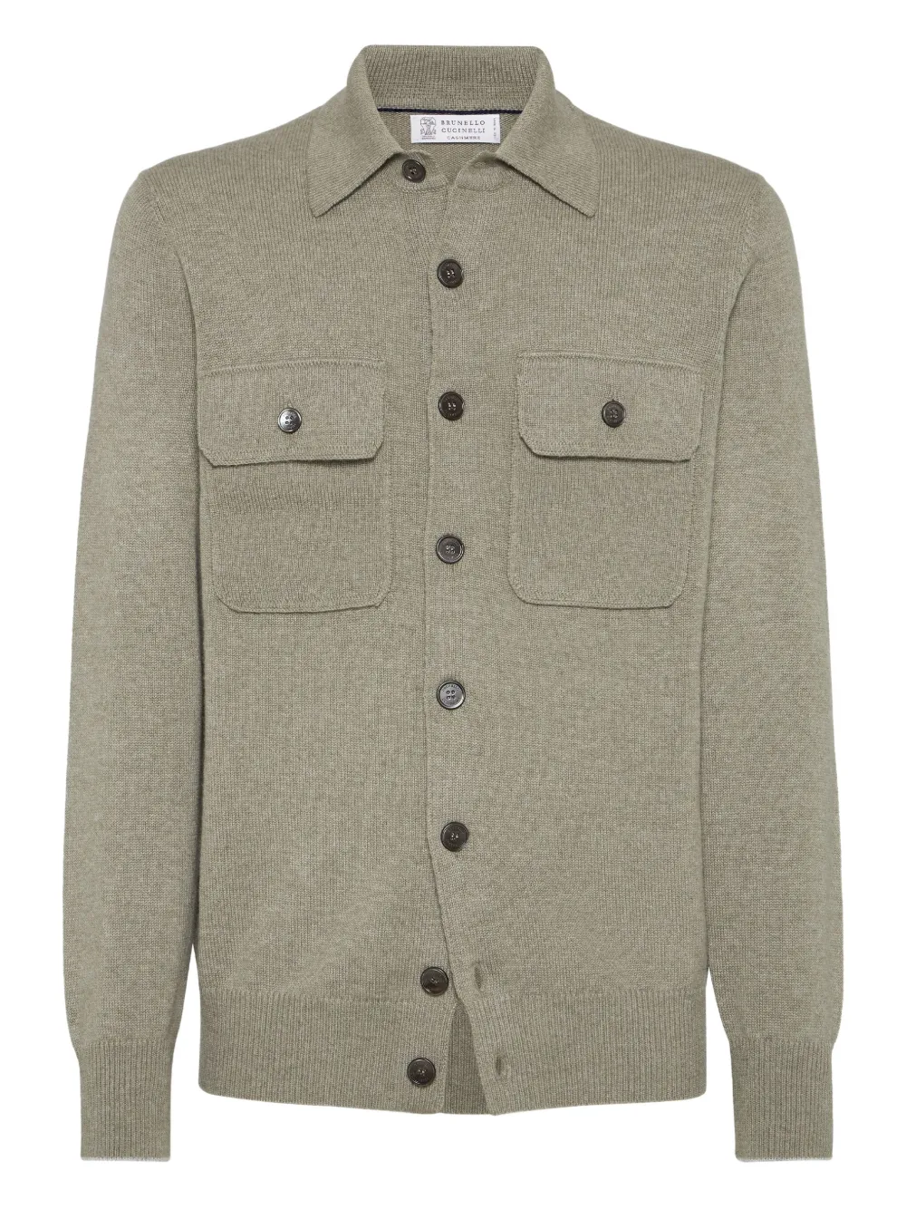Brunello Cucinelli cashmere cardigan Groen