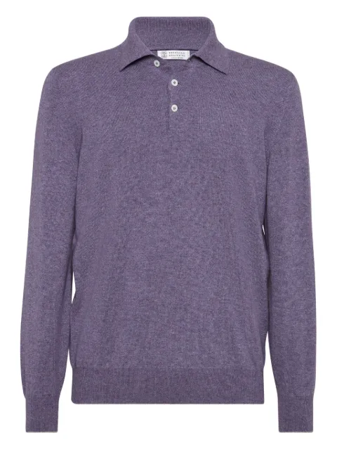 Brunello Cucinelli cashmere polo shirt 