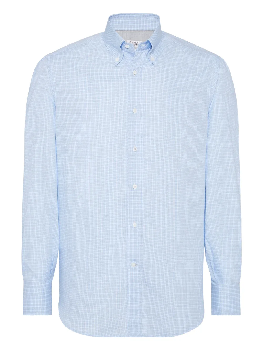 Brunello Cucinelli button-down shirt Blauw